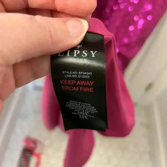 Fully sequinned  fuschia pink evening dress, plus size - Picture 6 of 16